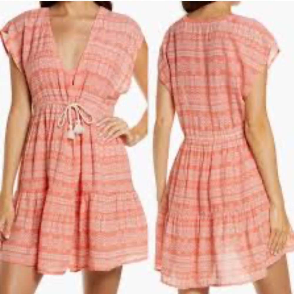 H8 ROBIN PICCONE Isla Print‎ Mini Cover-Up Dress